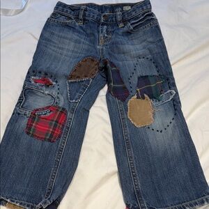 Polo Ralph Lauren, Levi's Blue Denim Jeans with Brass Accents